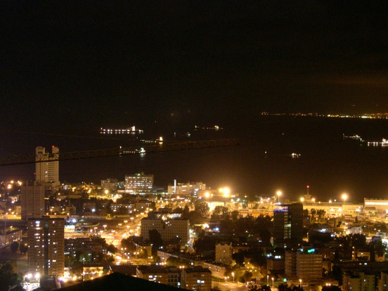 File:Downtown Haifa, Israel at night.jpg